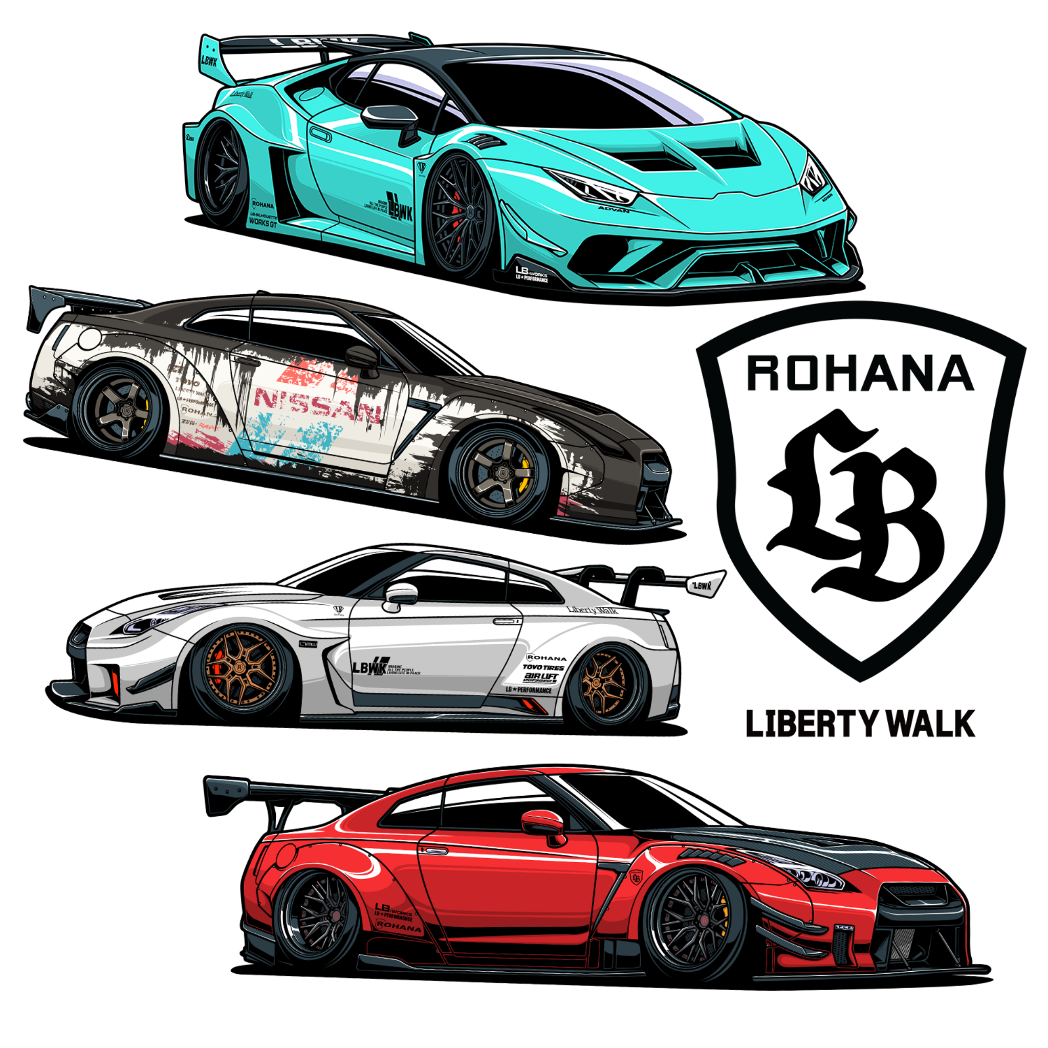 Limited Edition - Rohana x LBWK Sticker Pack