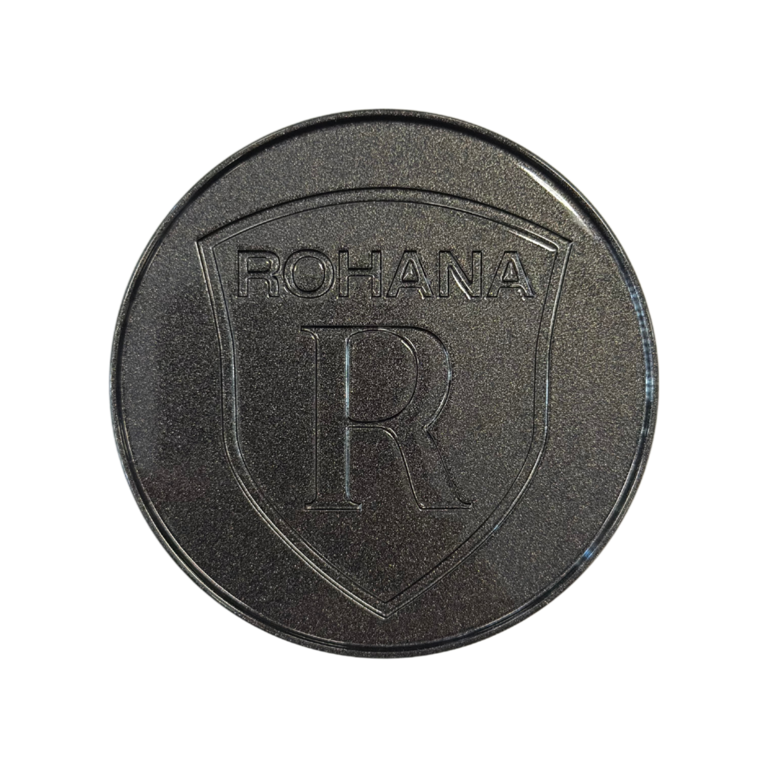 RC Center Cap - Metal - Gloss Graphite