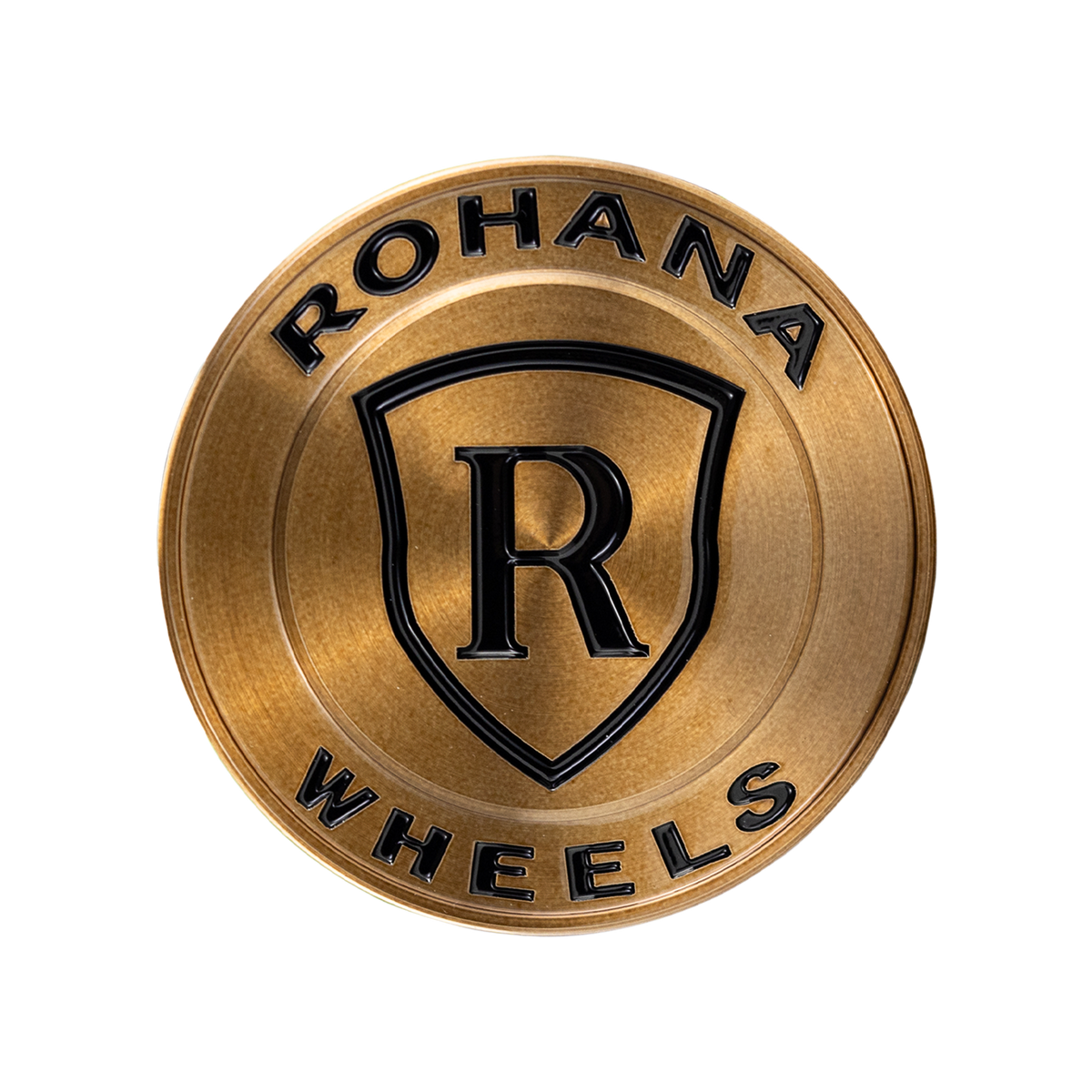 RFX/RFC Center Cap V2 - Brushed Bronze / Black