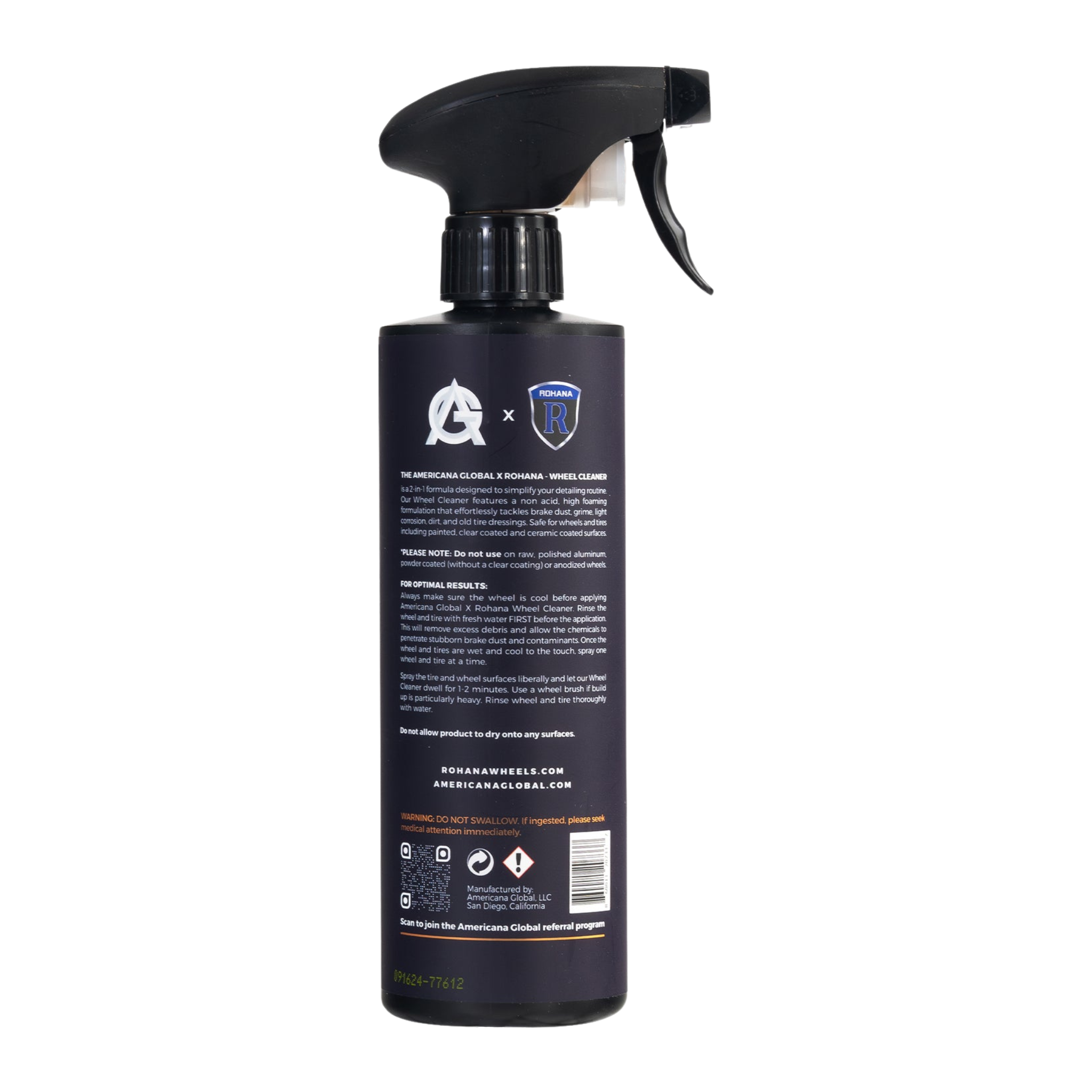 Rohana x Americana Global Wheel Cleaner - 16 oz