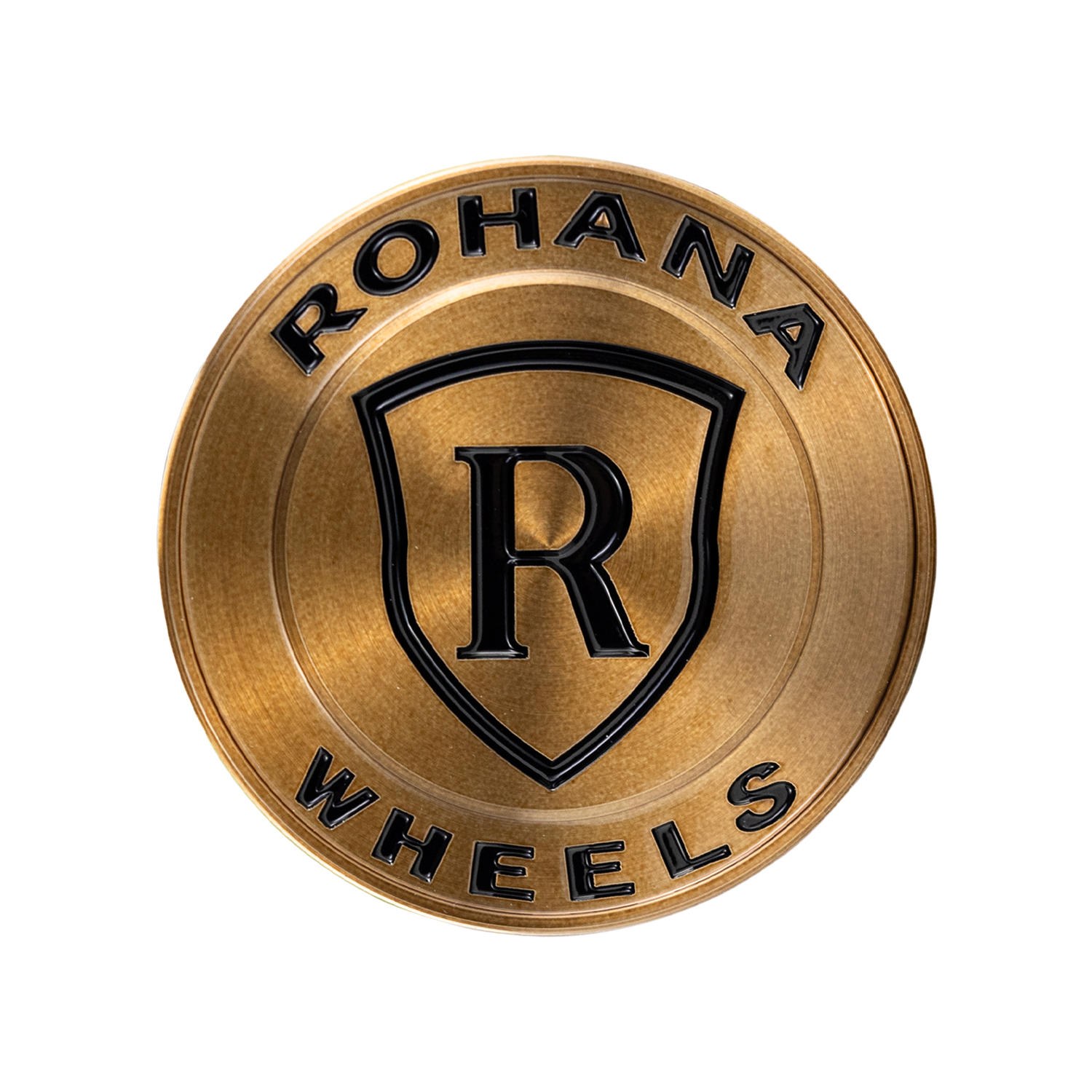 RFX/RFC Center Cap V2 - Brushed Bronze / Black