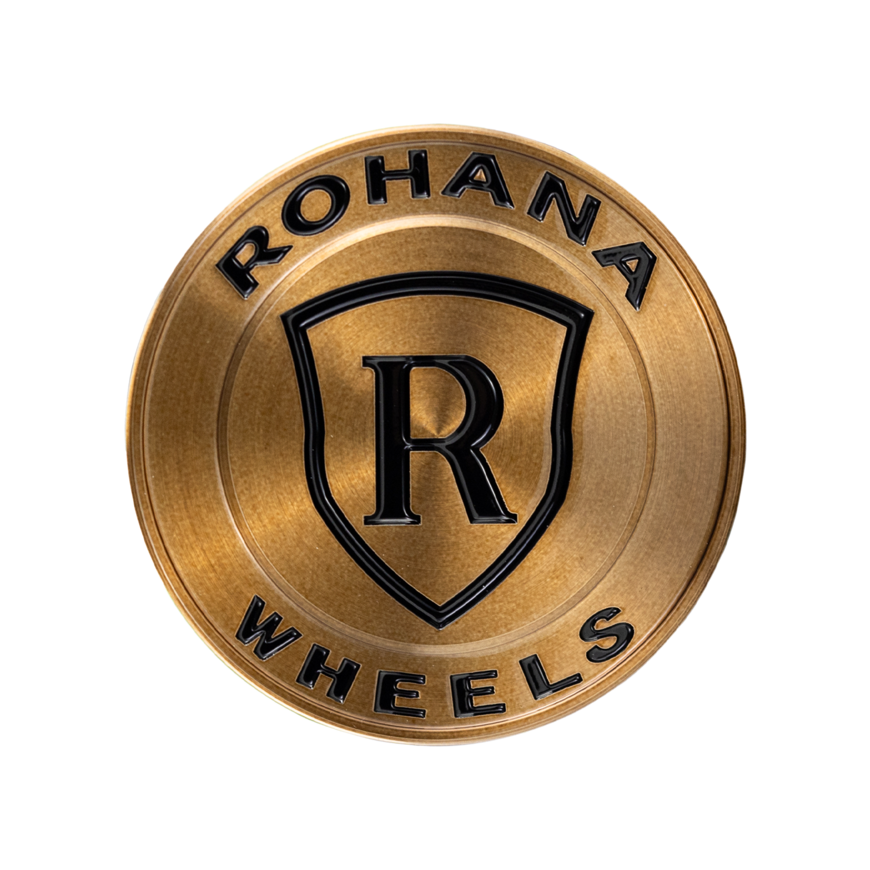 RFX/RFC Center Cap V2 - Brushed Bronze / Black