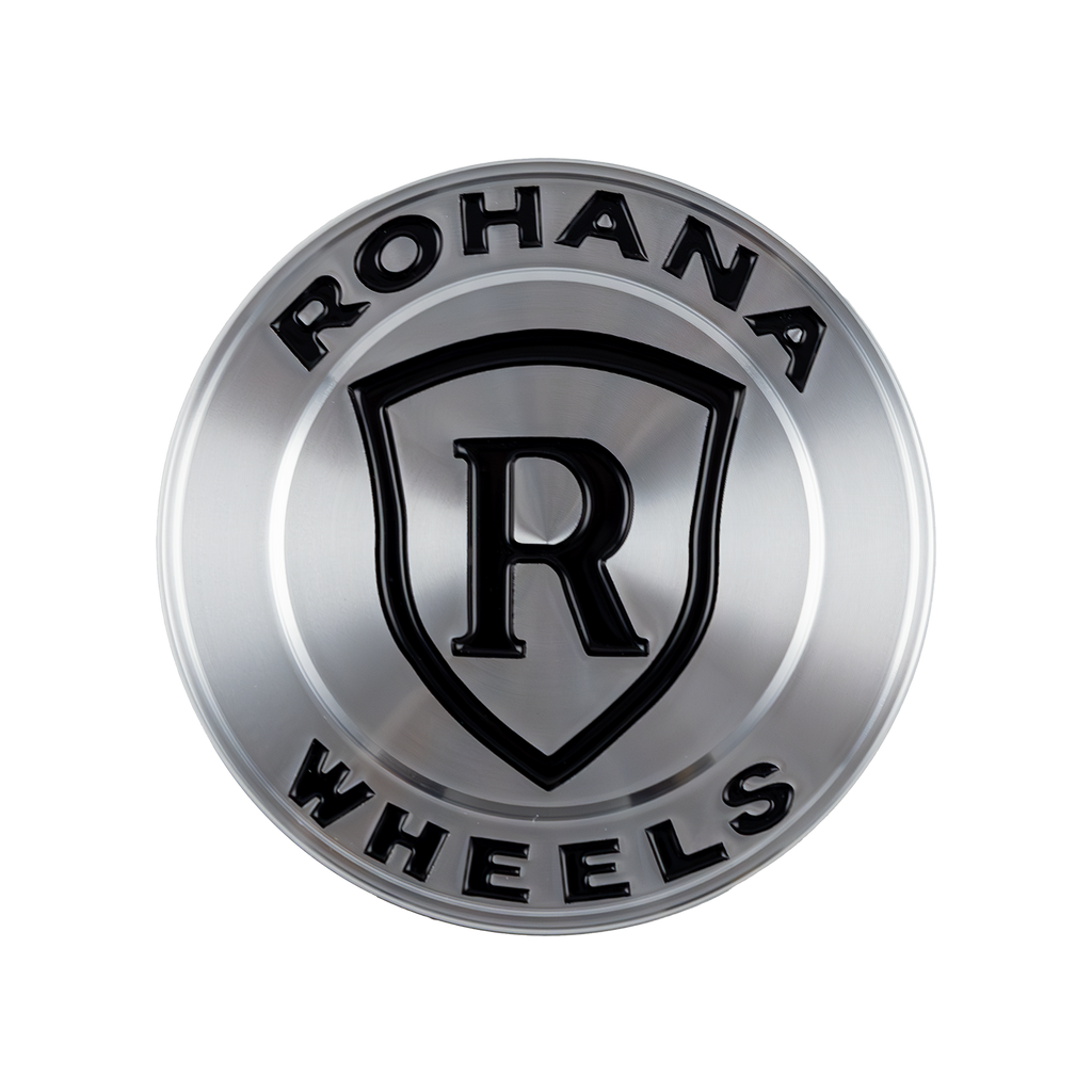 RFX/RFC Center Cap V2 - Machine Silver / Black