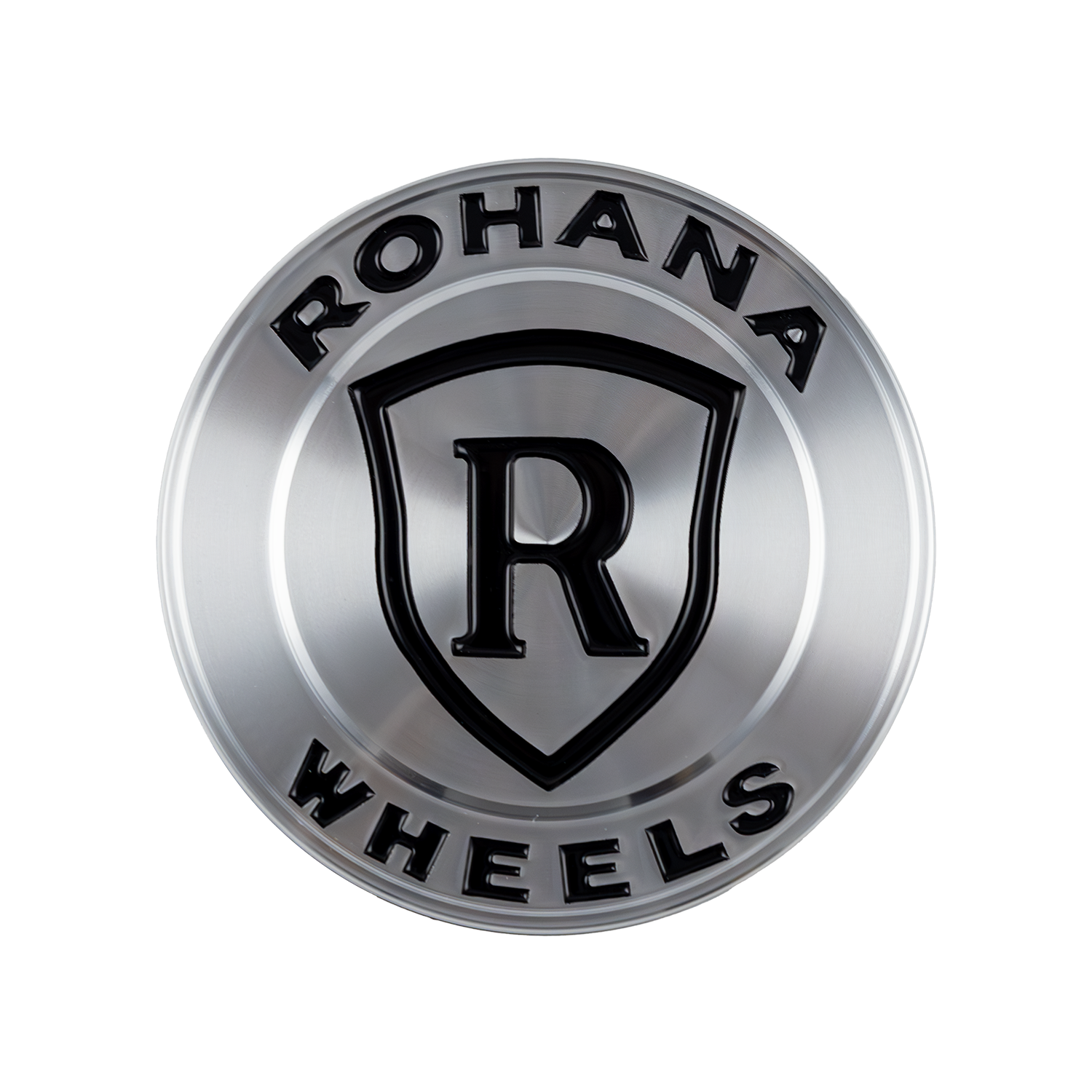 RFX/RFC Center Cap V2 - Machine Silver / Black