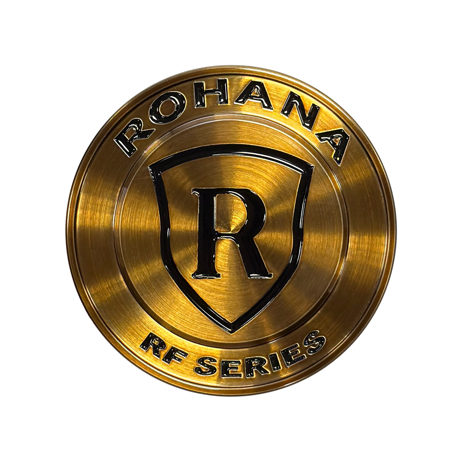 RF Center Cap - Brushed Bronze / Black