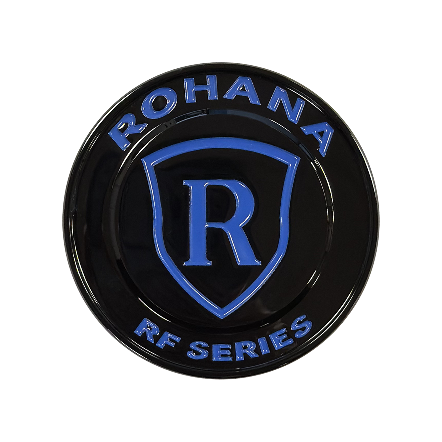 RF Center Cap - Gloss Black / Blue