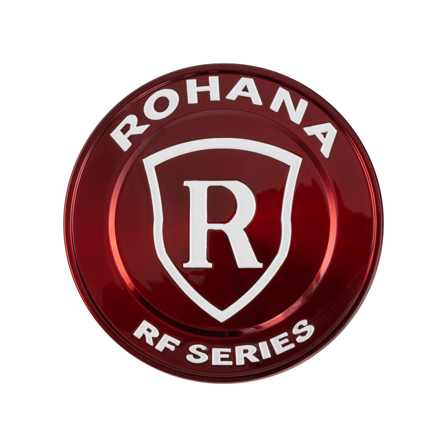 RF Center Cap - Gloss Red / White