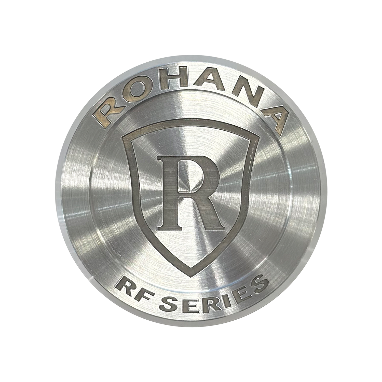 RF Center Cap - Tall - Brushed Titanium