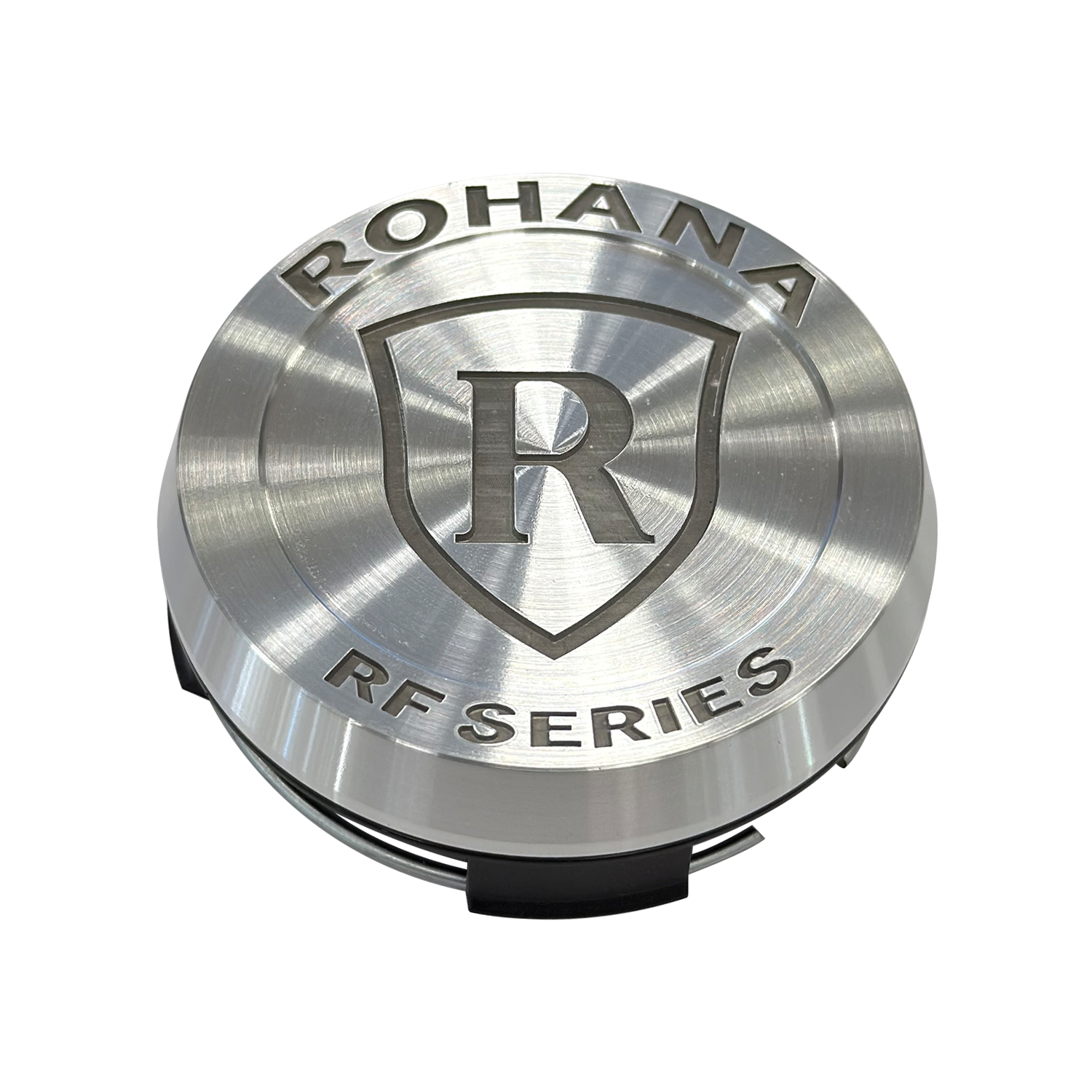 RF Center Cap - Tall - Brushed Titanium