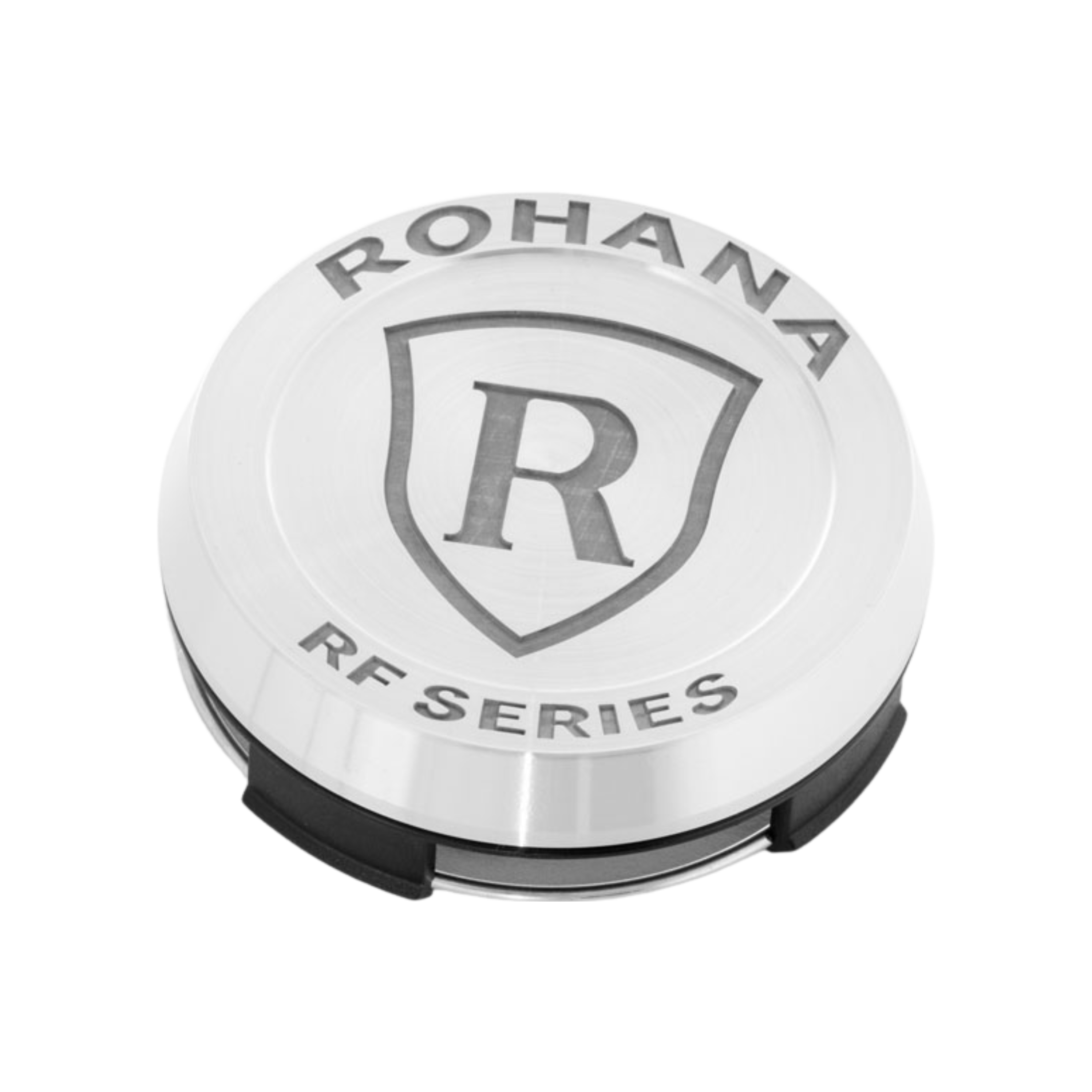 RF Center Cap - Metal/Tall - Brushed Titanium