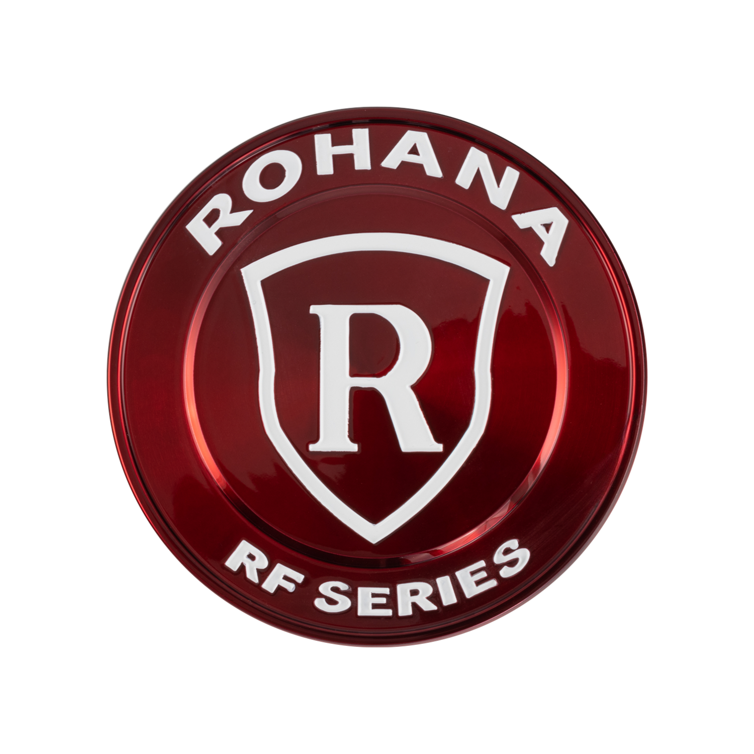 RF Center Cap - Gloss Red / White